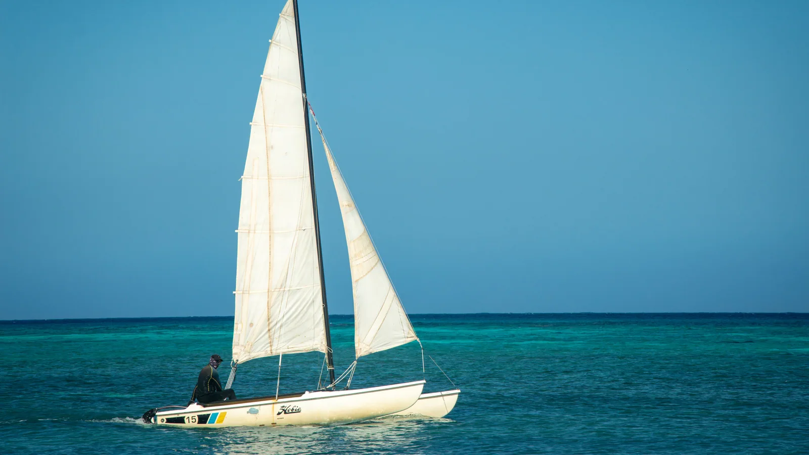 Voilier en mer pour illustrer croisière voilier Cuba