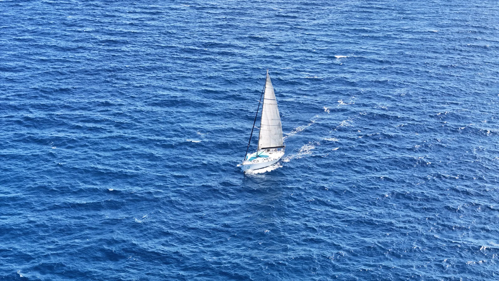 Voilier en mer pour illustrer croisière Guadeloupe les Saintes
