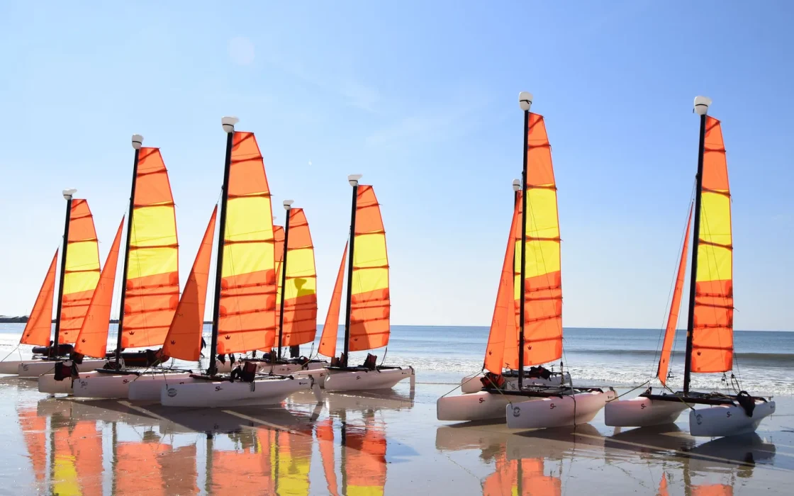 Bateau de croisière naviguant en mer